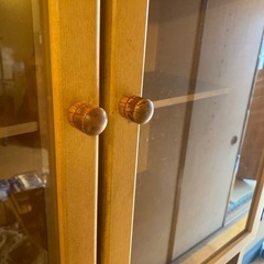 マルニ　食器棚　木製　ブラウンの画像