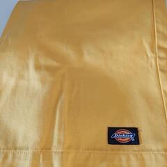 Dickies 古着　ハーフパンツ　黄色　イエロー　W28の画像