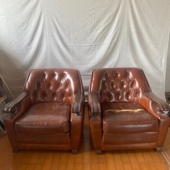 一人用ソファ2脚