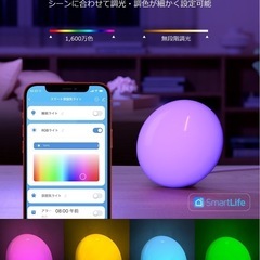 ナイトライト Dreamegg 間接照明 スマホ操作の画像