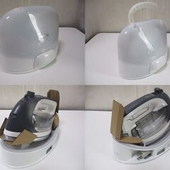 G∀177 アイロン 東芝 La・Coo TA-FDX660 (H)ダークグレー 2023年製 未使用品 検：ラクー コードレス 無線 スチーム スチーマー TOSHIBAの画像