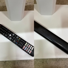 TCL 液晶テレビ Googleテレビ　ベゼルレスデザイン 2024年製 ニトリTVスタンド付き 純正足無し の画像