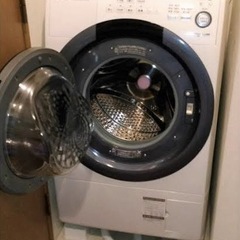 ドラム式洗濯機　SHARP　7キロ　一人暮らし　乾燥付き　設置無料　中古　安い 781 シャープ ドラム式洗濯機 7キロ 一人暮らし 設置無料 綺麗