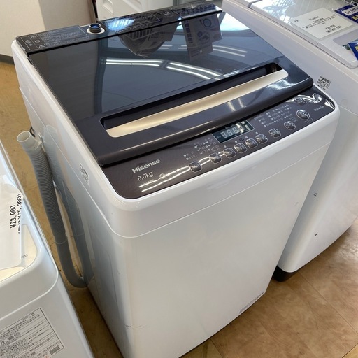 Hisense  全自動洗濯機　2021年製　8.0kg