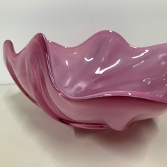 ☆値下げ☆Y2507-312  ガラス製 水盤  カメイガラス NO,106 キズ汚れ有りの画像