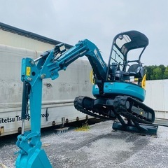 ユンボ クボタ★RX306 3t ★油圧ショベル★2013年★時間1465hr★ マルチ付きの画像