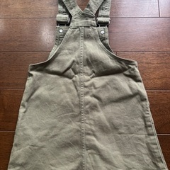 【H&M】子供用ジャンパースカート《カーキ》の画像
