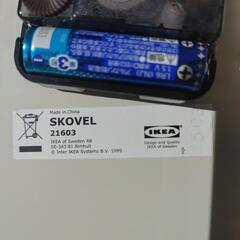 IKEA　アンティーク風 壁掛け時計　 SKOVEL 動作確認済み 34cm ×34cmの画像