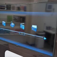 【JAPANNEXT】50型液晶モニターと壁掛け用具  壁掛け、スタンド可能の画像