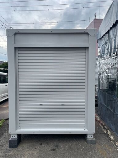 三協フロンティア　GORILLA　シャッター倉庫　バイクガレージ　物置　滑りにくいチェッカー仕様