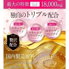 【お得な2袋セット!!】ピュアビタ 2種類 贅沢配合 3大美容成分 コラーゲン プラセンタ サプリの画像