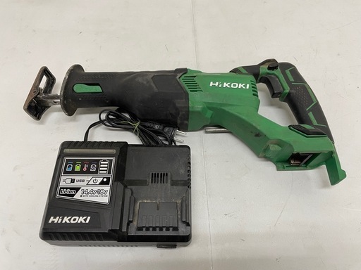 HiKOKI コードレスセーバーソー　CR 18DBL 本体と充電器