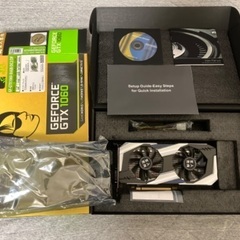 玄人志向 ビデオカード GEFORCE GTX 1060搭載 GF-GTX1060-E6GB/OC2/DFの画像