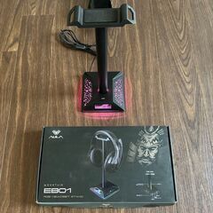 ゲーミングスピーカー + ゲーミングヘッドホンスタンドの画像