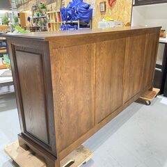 D11★WARMOND ワルモント★サイドボード キャビネット オーク材 W194cm オランダ家具 新品約50万 クラシックの画像