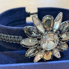 D7018【スワロフスキー】シュルーク ブラック ブレスレットの画像