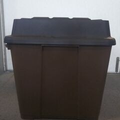 ◎ ナフコ　ベランダボックス ダークブラウンブラウン 120L 1部汚/薄い傷あり 庭や玄関などの収納にの画像