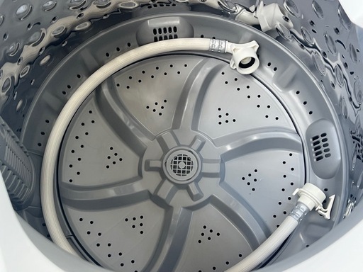 B199J◇ニトリ◇洗濯機◇6.0kg◇2023年製◇静かに閉まる蓋◇ガラス扉②