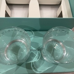 新品未使用Tiffany ロックグラス　ペアの画像