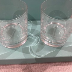 新品未使用Tiffany ロックグラス　ペアの画像