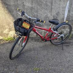 子供用自転車★BRIDGESTONE製★24インチ★赤色