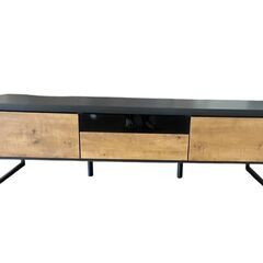 大川家具　テレビ台　収納付き