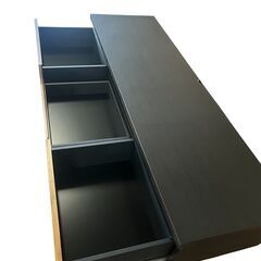 大川家具　テレビ台　収納付きの画像