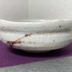 配送可能　抹茶碗　一泉　陶印あり　茶道具　茶碗　古道具　アンティーク　骨董　陶器　古玩　古董　在銘　 茶器の画像