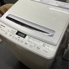大容量8キロ！2021年製　ハイセンス全自動洗濯機HW-DG80Bの画像