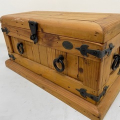 宝箱　収納箱　木製　小物入れ　木箱の画像
