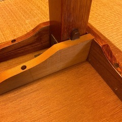 折りたたみ式ローテーブル　座卓　木目調　在庫3個 の画像