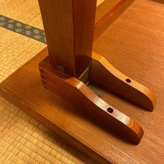 折りたたみ式ローテーブル　座卓　木目調　在庫3個 の画像
