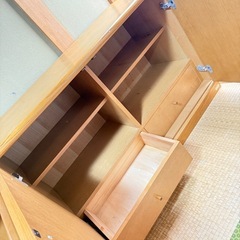 大容量⭐︎木製収納家具②収納棚の画像