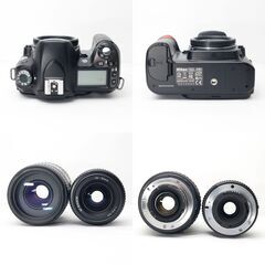 【全国送料無料】 Nikon D80✨ショット数わずか!! カメラバッグ付き 超望遠 ダブルレンズセット ズームセット✨ 届いたらすぐに使えます✨ ニコンの画像