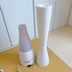 超音波式加湿器 アロマ 加湿器　ホワイト 白 家電の画像