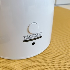 超音波式加湿器 アロマ 加湿器　ホワイト 白 家電の画像