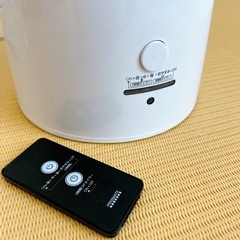超音波式加湿器 アロマ 加湿器　ホワイト 白 家電の画像