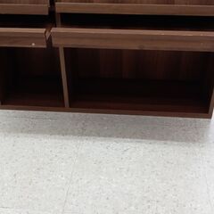 店長値引き！！★リユースのサカイ高崎店★TJ12223  本棚 ブラウン H90.5×D35×W92 クリーニング済みの画像