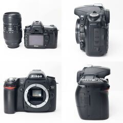 【全国送料無料】 Nikon D80✨ショット数わずか！ カメラバッグ付き 超望遠 レンズセット ズームセット✨ 届いたらすぐに使えます✨ ニコンの画像