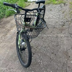 🚲【中古自転車】GERALDIE 6段変速付き 24インチ／前カゴ・泥除け付き（基本引き取り／配送応相談）の画像