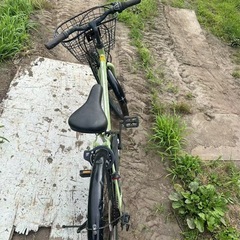 🚲【中古自転車】GERALDIE 6段変速付き 24インチ／前カゴ・泥除け付き（基本引き取り／配送応相談）の画像