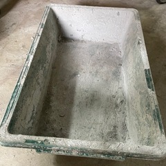 ②　トロ舟　プラ箱　左官　コンクリート　モルタルの画像