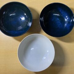 S902/美濃焼 フラットボウル 3個セット　レンジ可　食洗器可...