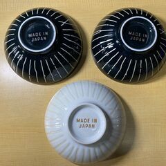 S902/美濃焼 フラットボウル 3個セット　レンジ可　食洗器可　材質:磁器　日本製　サイズ:直径21×高さ7.8㎝の画像