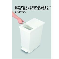 ユニード プッシュ&ペダル  ゴミ箱　45リットル　UNEED ペールの画像