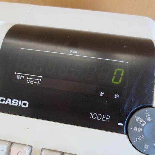 カシオ　CASIO レジ レジスター 100ER 会計　店舗 レジスター CASIO／カシオ100ERを激安価格で！