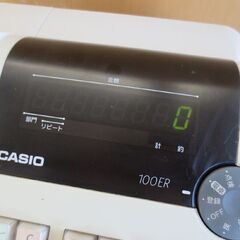 【値下げ中！早い者勝ち】 CASIO 100ER レジスター 通電確認済み 値下げ中！早い者勝ち】 CASIO 100ER レジスター 通電確認済み