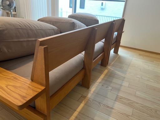 【美品】アレッダ3人がけソファ