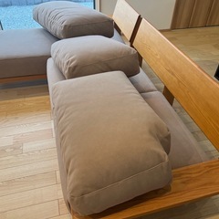 【新品】アレッダ3人がけソファの画像