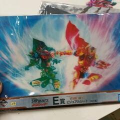 0711-233 ※未開封ビジュアルシート4枚セット　仮面ライダーの画像
